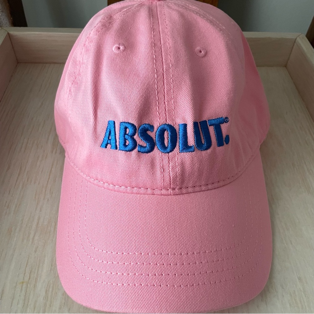Pink Absolut baseball Cap